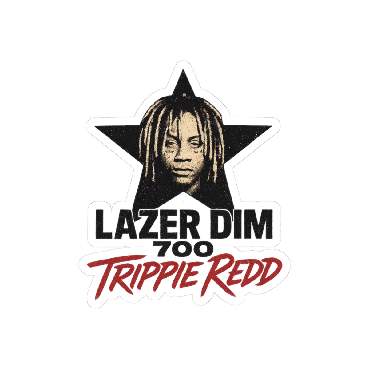 Lazer Dim 700 & Trippie Redd Sticker - Official stickers merchandise