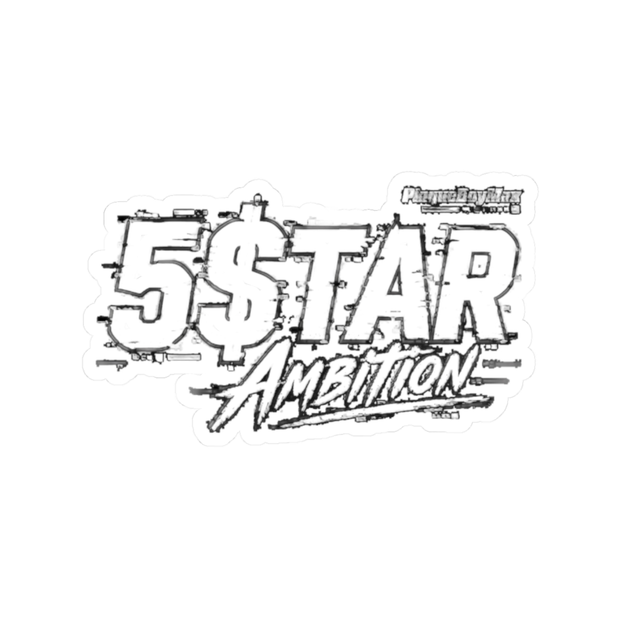 Plaqueboymax "5$TAR Ambition" Sticker - Official Stickers merchandise