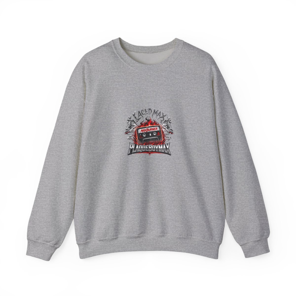 Plaqueboymax Playful Side, Using Crewneck - alternate angle 2, merchandise