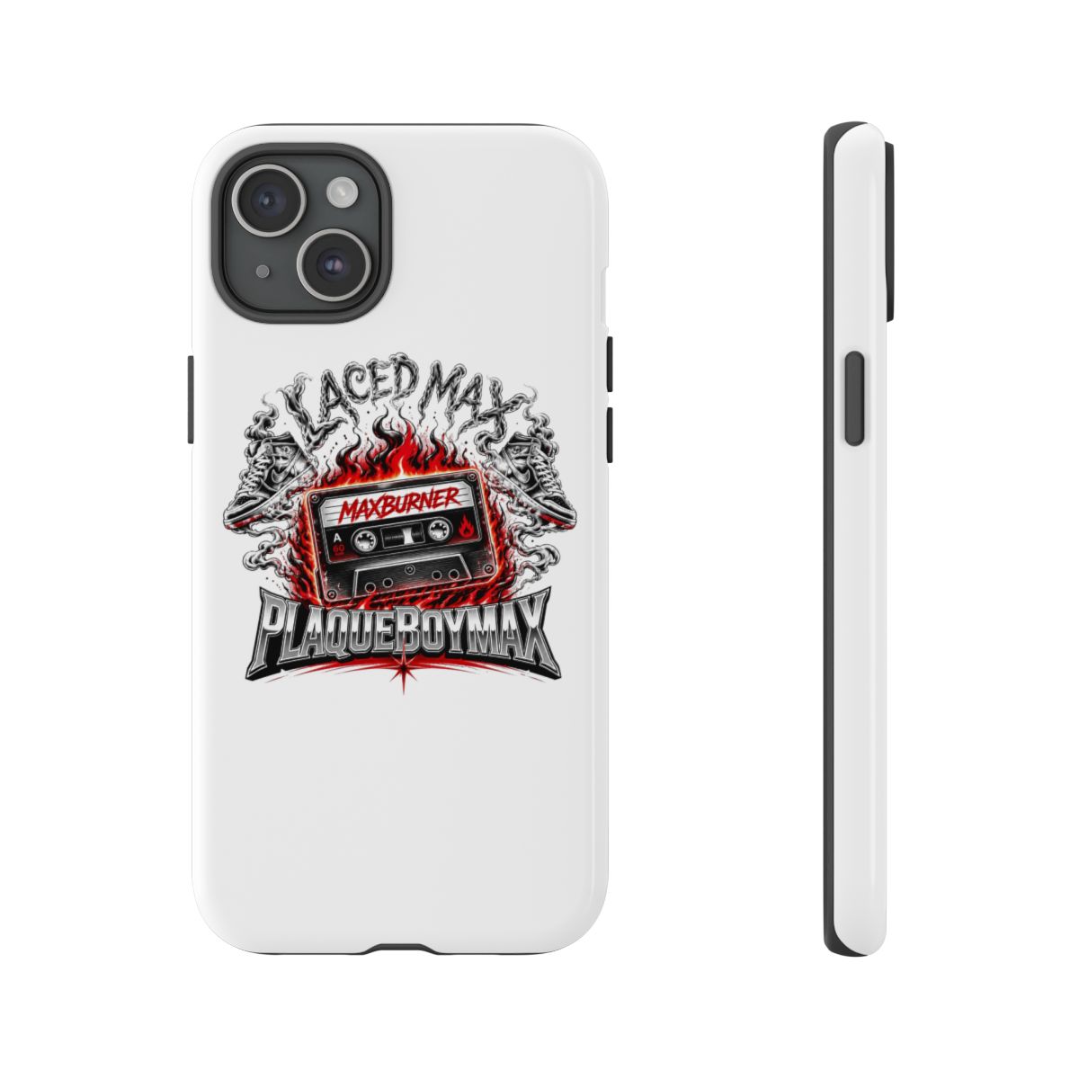 Plaqueboymax Playful Side, Using Phone Case - alternate angle 1, merchandise