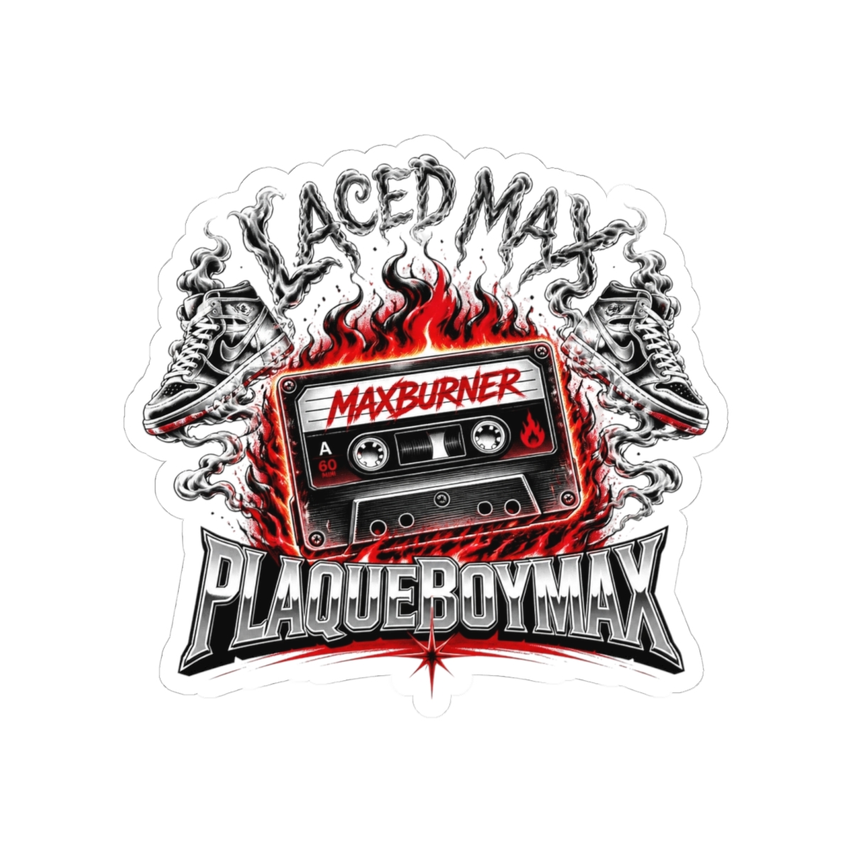 Plaqueboymax Playful Side, Using Sticker - Official Stickers merchandise